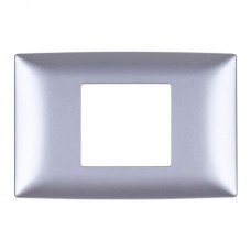 Πλαίσιο 2 Θέσεων Ασημί Lecce 26202 